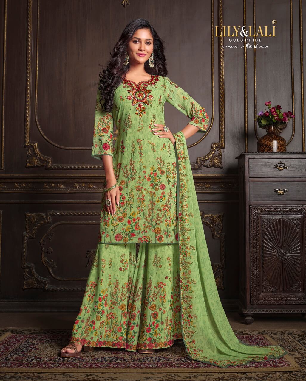 Lily And Lali Florence Festive Wear Dress Wholesale Catalog, Buy Lily Lali Florence Dress Full Catalog At Wholesale Price