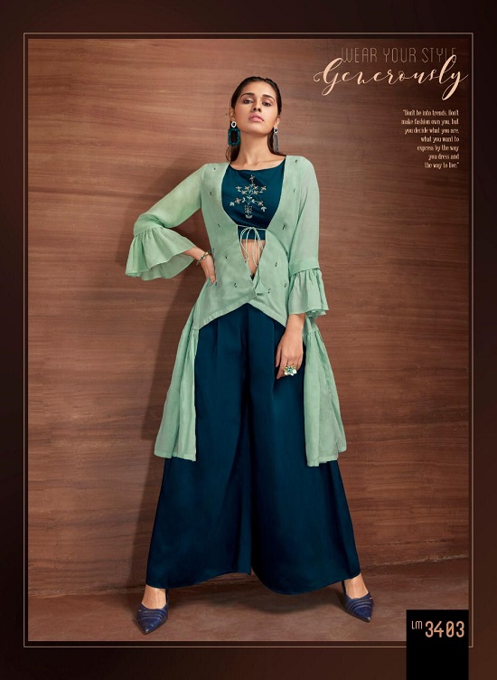 Lymi Vintage wholesale catalog. Vintage Top Bottom & Shrug six designs catalog by lymi surat.