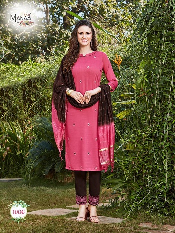 Manas Delight Fully Stitched readymade Dress catalog in Wholesale Price, Buy Delight Kurtis With Bottom And Dupatta Set in Wholesale Price For Selling in Bulk