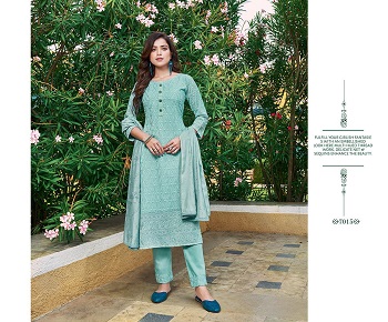 Schiffli Work Kurtis Bottom and Dupatta Set Wholesale Catalogue Schiffli vol 3 by Manas, Schiffli vol 3 six Designs catalog of Ready made Dress Wholesale Catalog