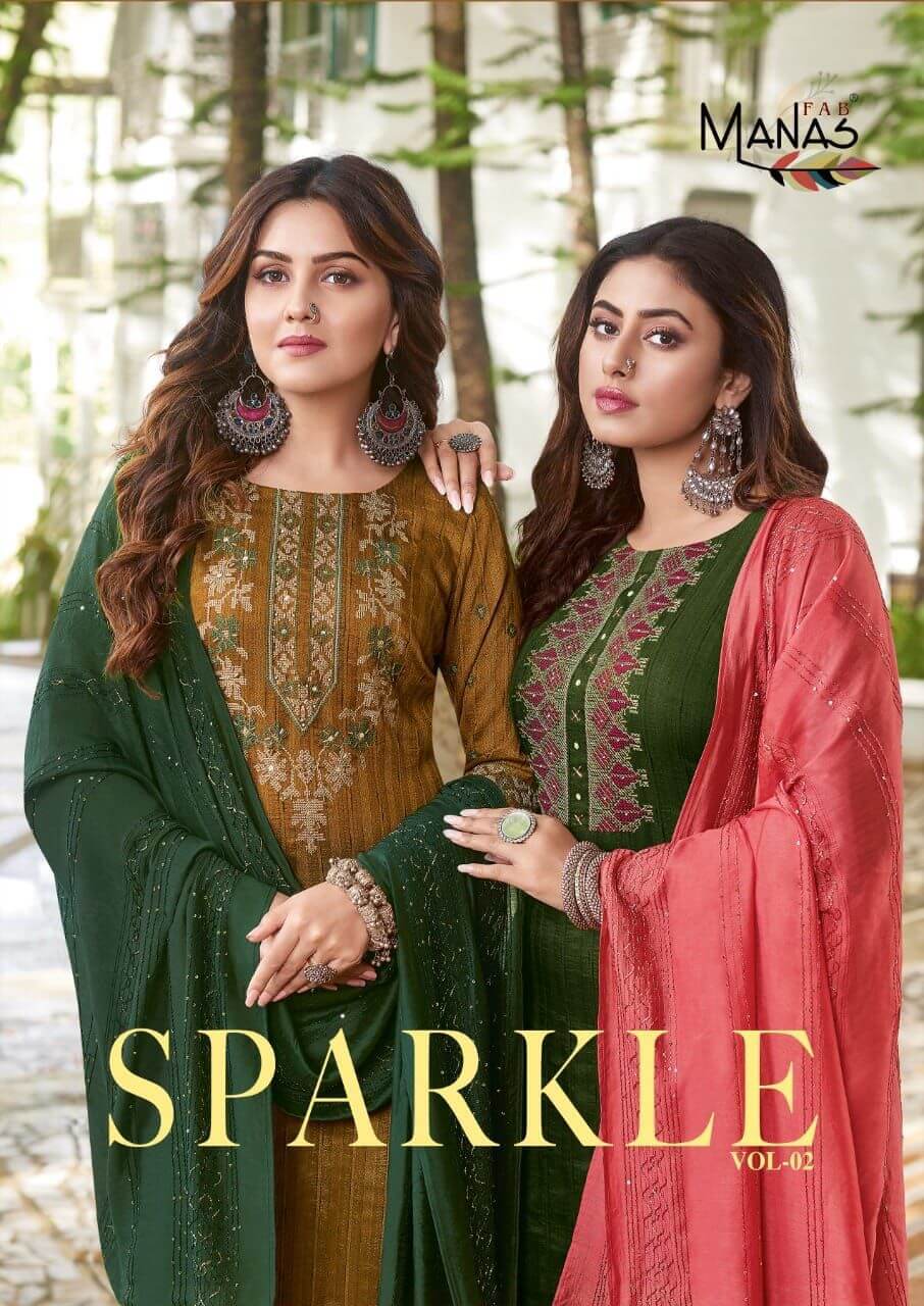 Manas Sparkle vol 2 Top Bottom Dupatta Set Catalog, Buy Manas Sparkle vol 2 Top Bottom Dupatta Set Full Catalog at Wholesale Rate Online