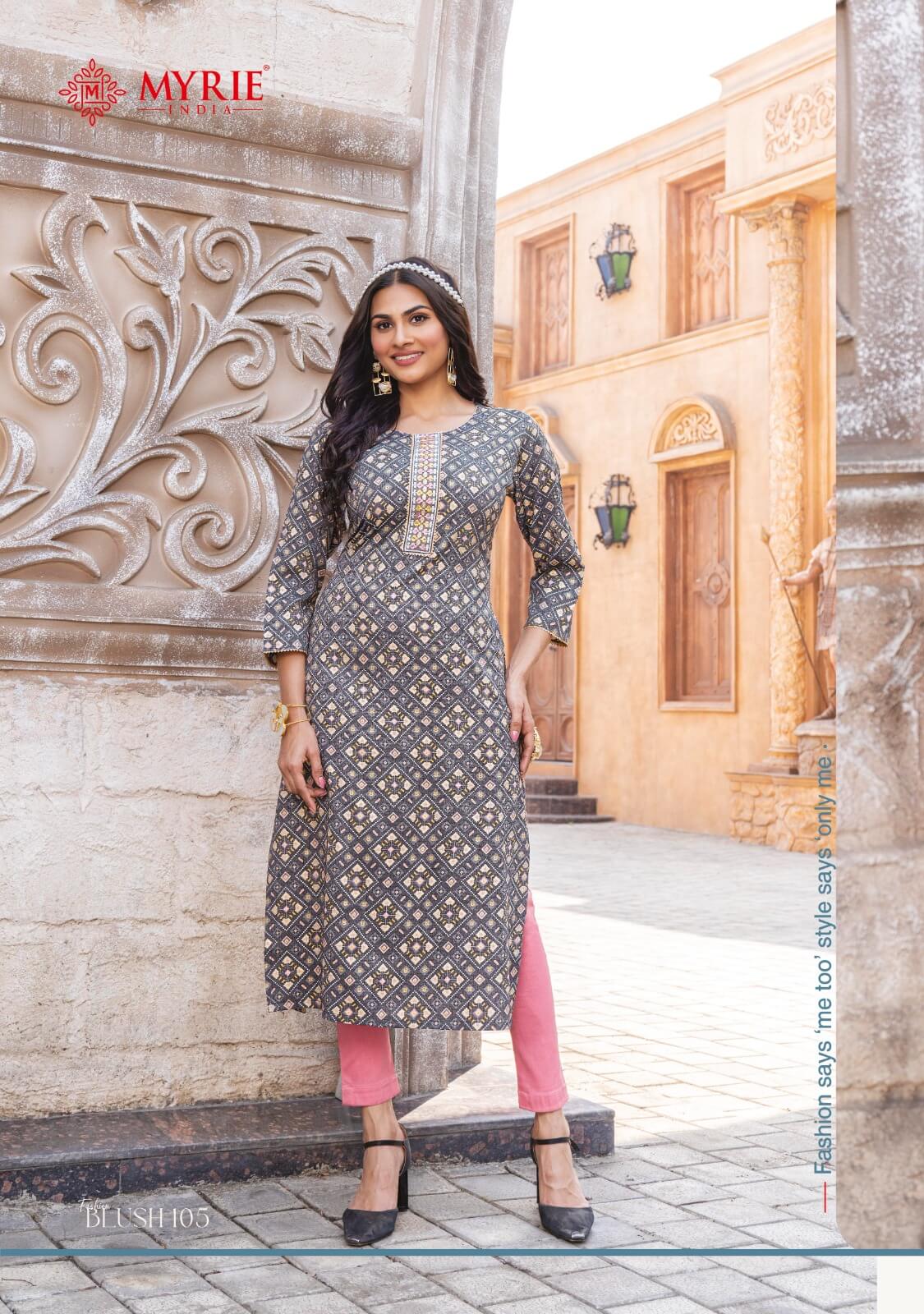 Mayrie India Fashion Blush Printed Kurtis Catalog in Wholesale, Buy Mayrie India Fashion Blush Printed Kurtis Full Catalog in Wholesale Price Online From Aarvee Creation