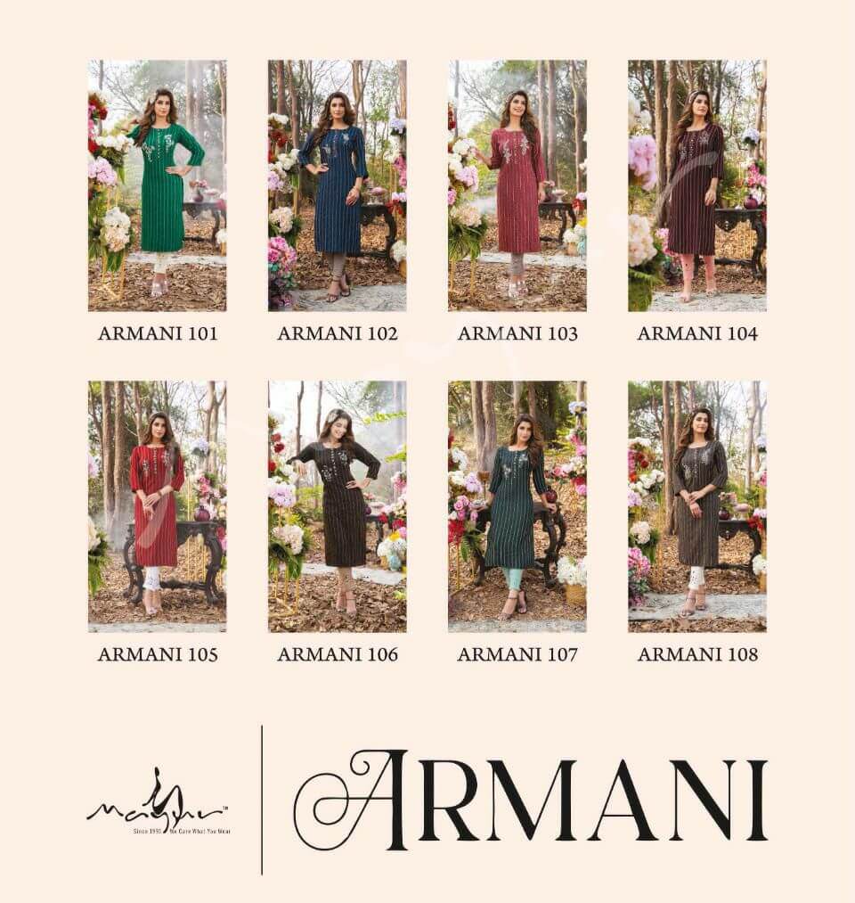 Mayur Armani Top Bottom Set Catalog in Wholesale Price, Buy Mayur Armani Top Bottom Set Catalog in Wholesale Price Online