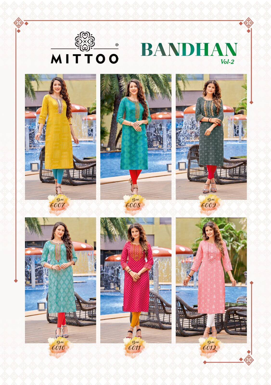 Mittoo Bandhan vol 2 Rayon Kurti Catalog in Wholesale, Buy Mittoo Bandhan vol 2 Rayon Kurti Full Catalog in Wholesale Price Online From Vadodara, Gujarat