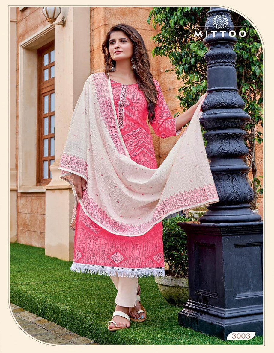 Mittoo Kumkum Kurti Pant Dupatta Set Catalog in Wholesale, Buy Mittoo Kumkum Kurti Pant Dupatta Set Full Catalog in Wholesale From Aarvee Creation Vadodara, Surat