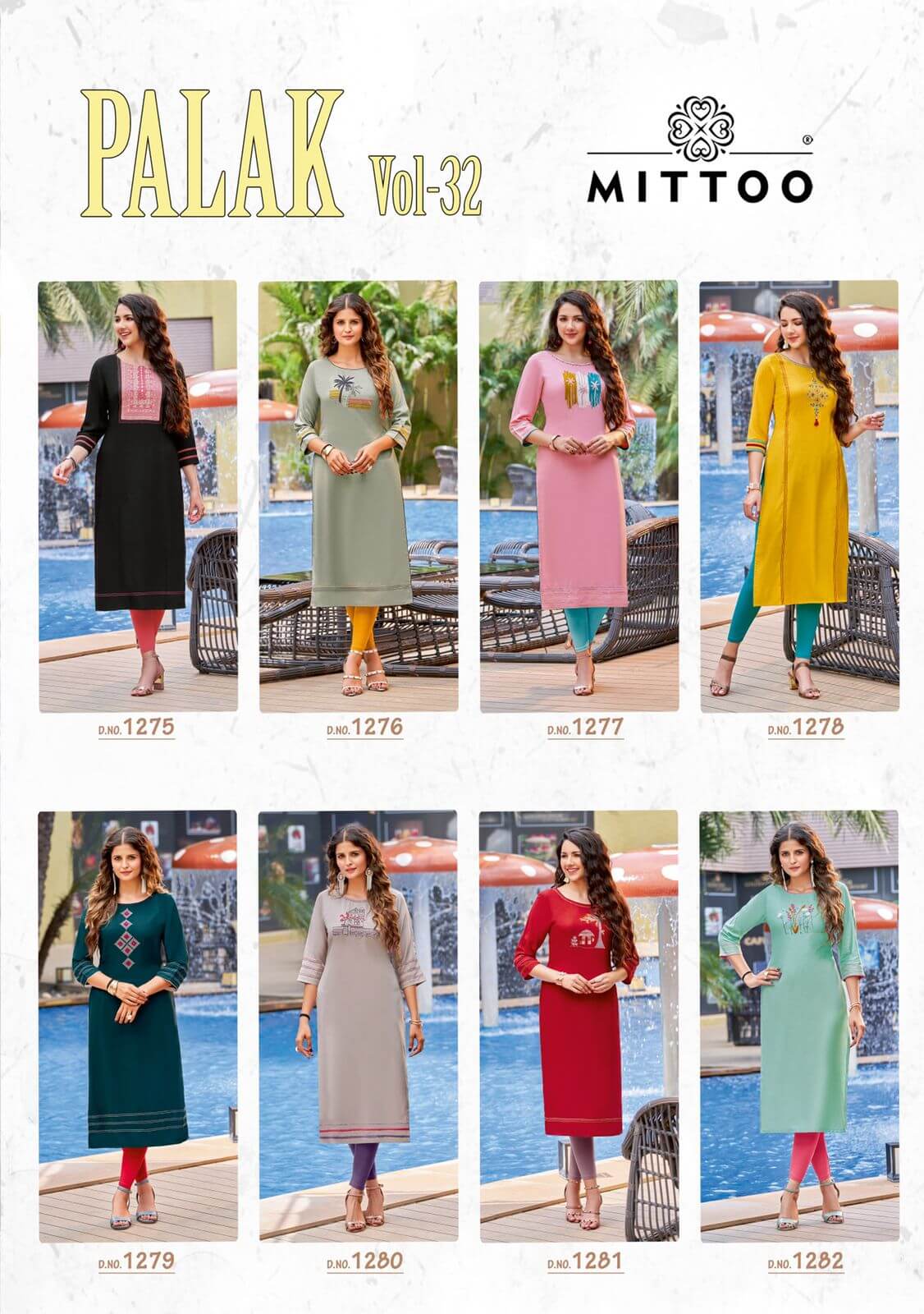 Mittoo Palak vol 32 Straight Cut Kurti Catalog, Buy Mittoo Palak vol 32 Straight Cut Kurti Full Catalog at Wholesale Price Online