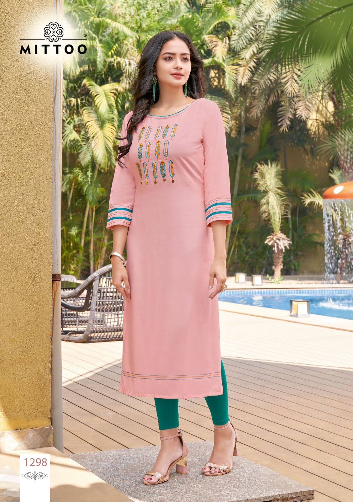 Buy Mittoo Palak Vol 34 Straight Kurtis At Wholesale Price Online India