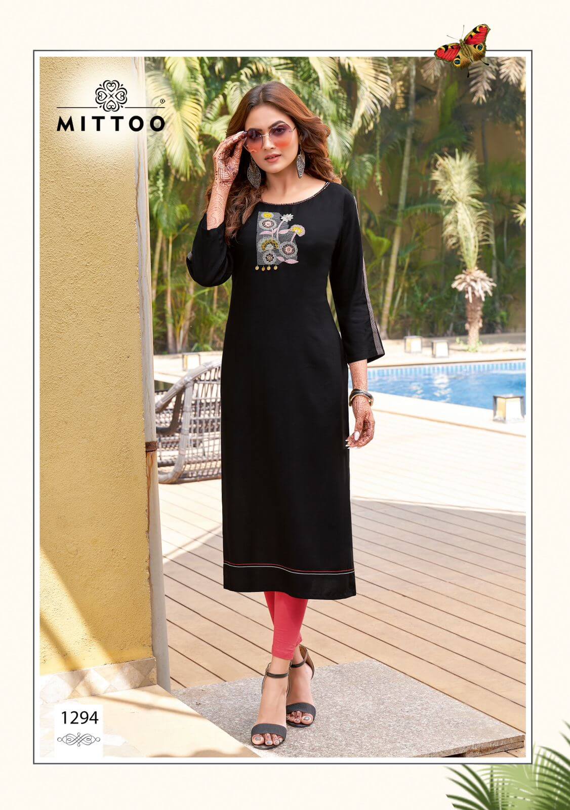 Buy Mittoo Palak Vol 34 Straight Kurtis At Wholesale Price Online India