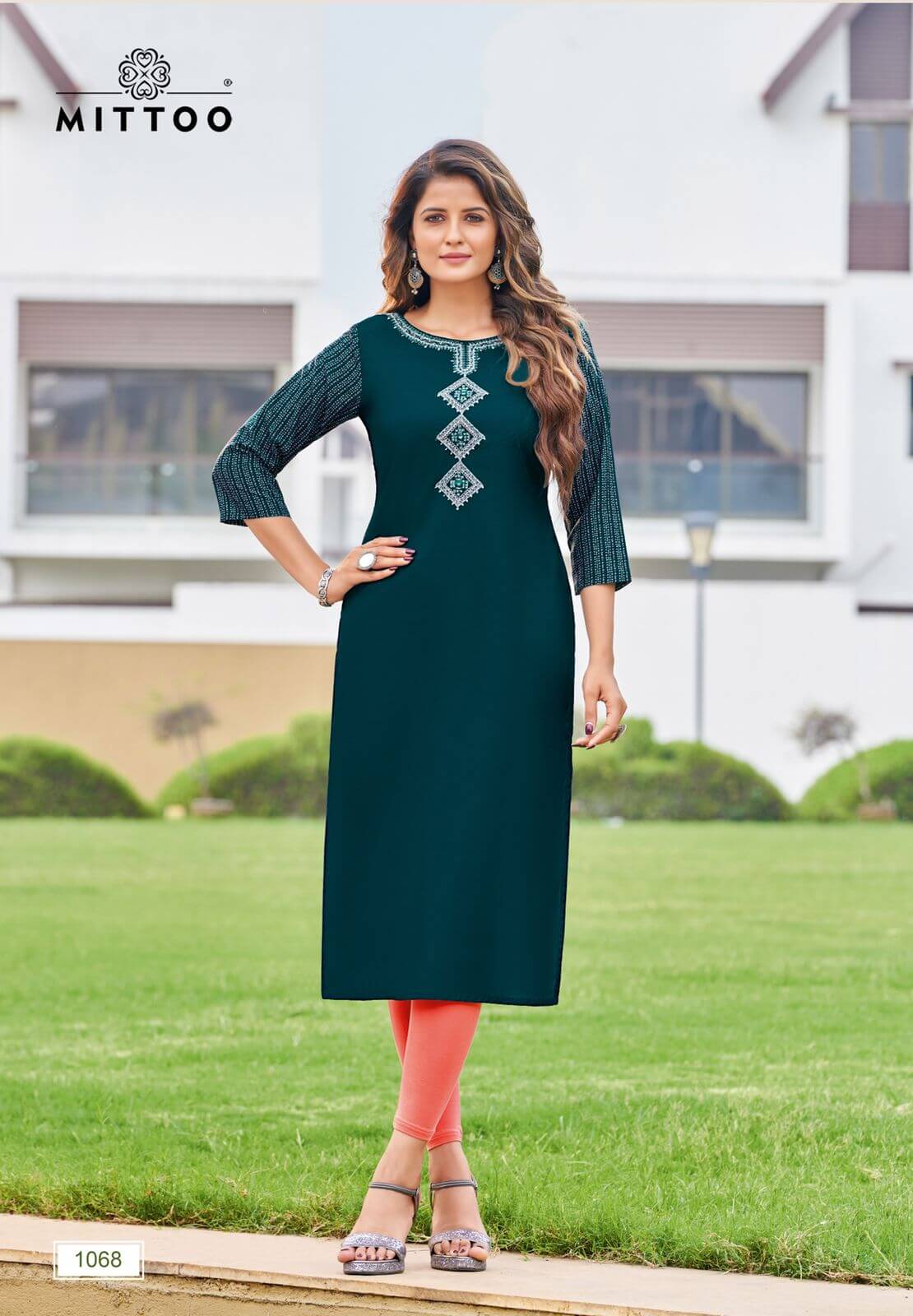 Mittoo Prince vol 2 Embroidery Work Kurtis Wholesale Catalog, Buy Mittoo Prince Vol 2 Kurtis Full Catalog in Wholesale Price