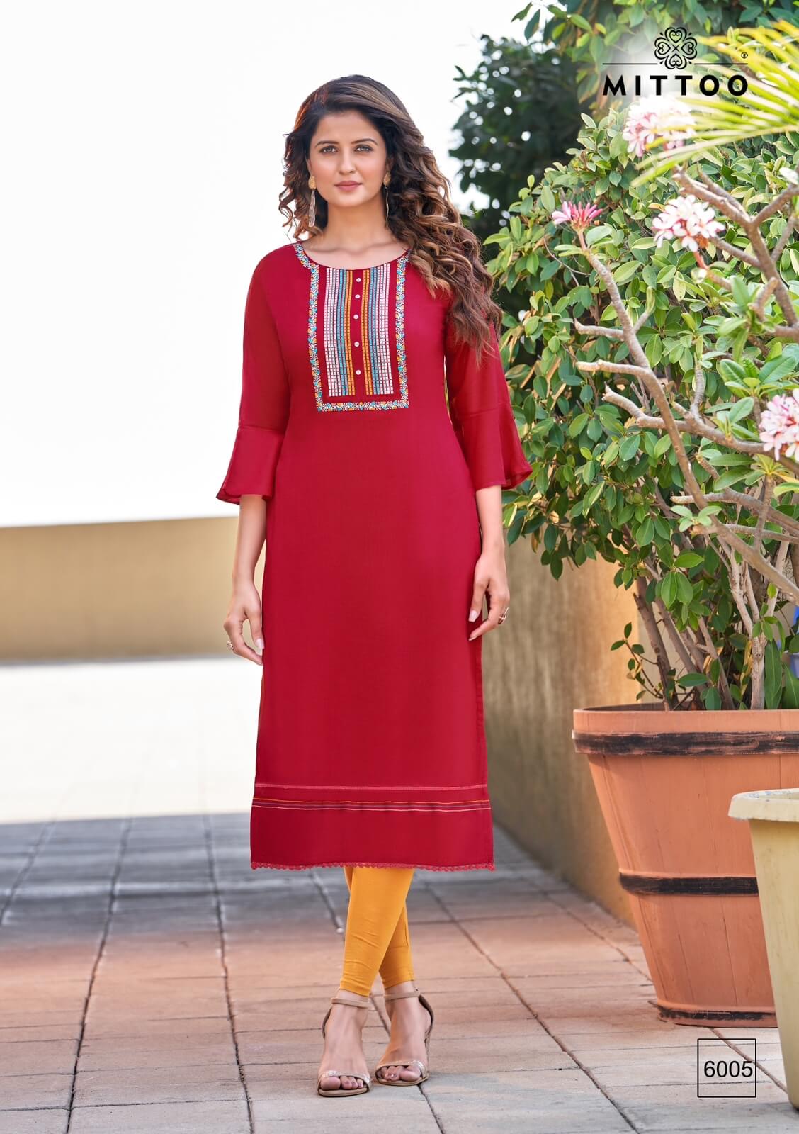 Mittoo Rihana Straight Cut Kurtis Catalog in Wholesale, Buy Mittoo Rihana Straight Cut Kurtis Full Catalog in Wholesale Price Online From Aarvee Creation