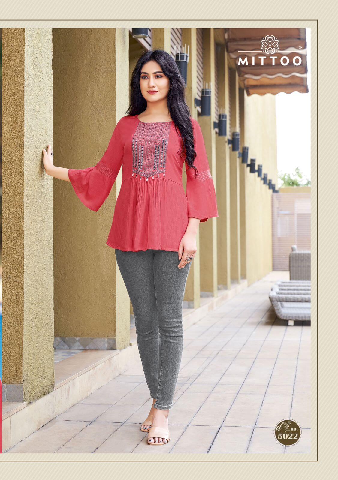 Mittoo Victoria vol 4 Short Tops Catalog at Wholesale Rate, Buy Mittoo Victoria vol 4 Short Tops Full Catalog at Wholesale Rate Online From Aarvee Creation