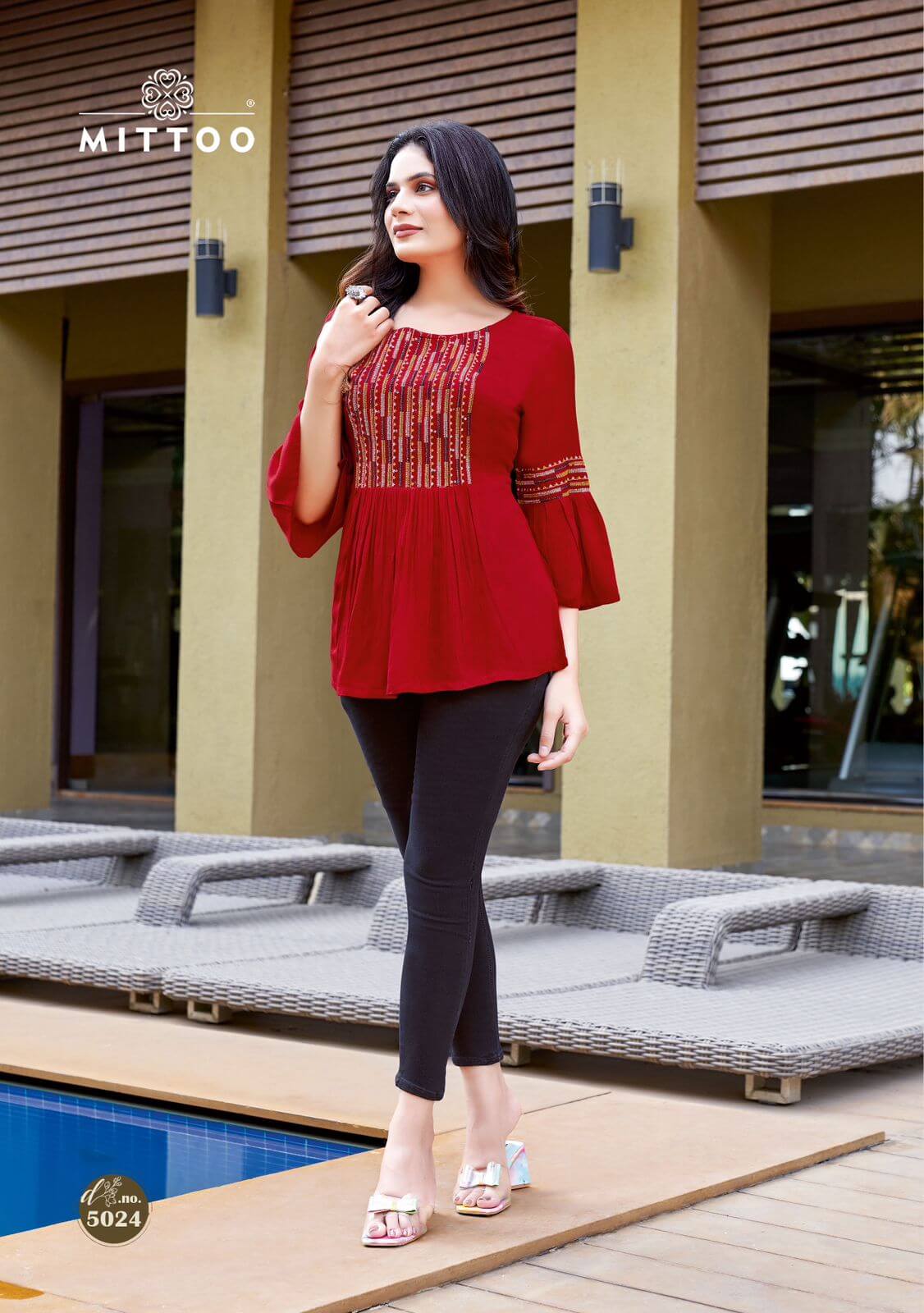 Mittoo Victoria vol 4 Short Tops Catalog at Wholesale Rate, Buy Mittoo Victoria vol 4 Short Tops Full Catalog at Wholesale Rate Online From Aarvee Creation