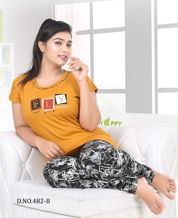 Premium Hosiery Fabric Ladies Night Suits Wholesale Catalogue. Shop Ladies Night Wear Collection In Wholesale Price Online.