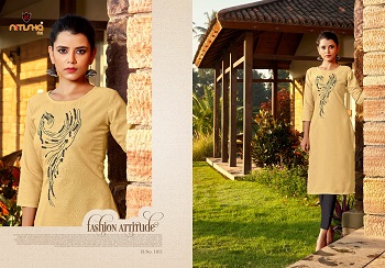 Mul Mul Kurtis Catalogue by Nitisha Nx Kurti Manufacturer, Purchase Slub Cotton Low Price Range Kurtis in Bulk rate, Cotton kurtis in Wholesale price for Business