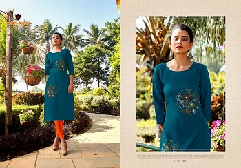 Mul Mul Kurtis Catalogue by Nitisha Nx Kurti Manufacturer, Purchase Slub Cotton Low Price Range Kurtis in Bulk rate, Cotton kurtis in Wholesale price for Business