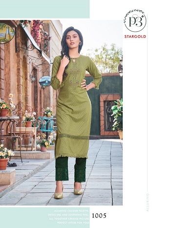 P3+ Brand Launches New Collection of Kurtis With Bottom in Wholesale, Purchase p3 brand catalogs in bulk rate for retail