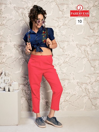 Pahervesh venus Non Stretchable Kurti pants wholesale catalogue. Buy Women Kurti Pants in Bulk at wholesale price online 