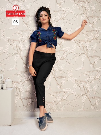 Pahervesh venus Non Stretchable Kurti pants wholesale catalogue. Buy Women Kurti Pants in Bulk at wholesale price online 