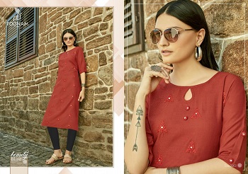 Poonam Designer Presents Cotton Slub With Embroidery Work And Buttons Work 12 Designs Kurtis Wholesale Catalogue Asiana Vol 2.Wholesale Kurtis in Surat.Order Online Or Through Whatsapp Online.Poonam Designer Surat Kurti Manufacturer Provides Low Range Kurti in wholesale in surat