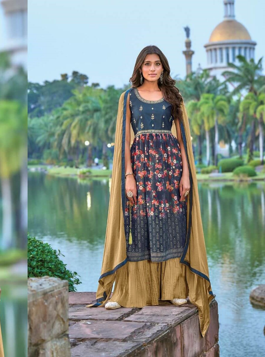 Poonam Designer Partywear Suit Catalog at Wholesale Rate, Buy Poonam Designer Partywear Suit Full Catalog at Wholesale Rate Online From Aarvee Creation