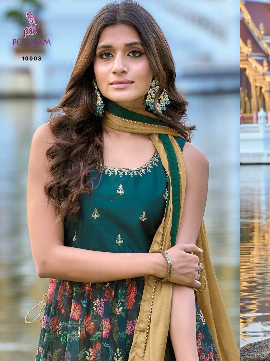 Poonam Designer Partywear Suit Catalog at Wholesale Rate, Buy Poonam Designer Partywear Suit Full Catalog at Wholesale Rate Online From Aarvee Creation