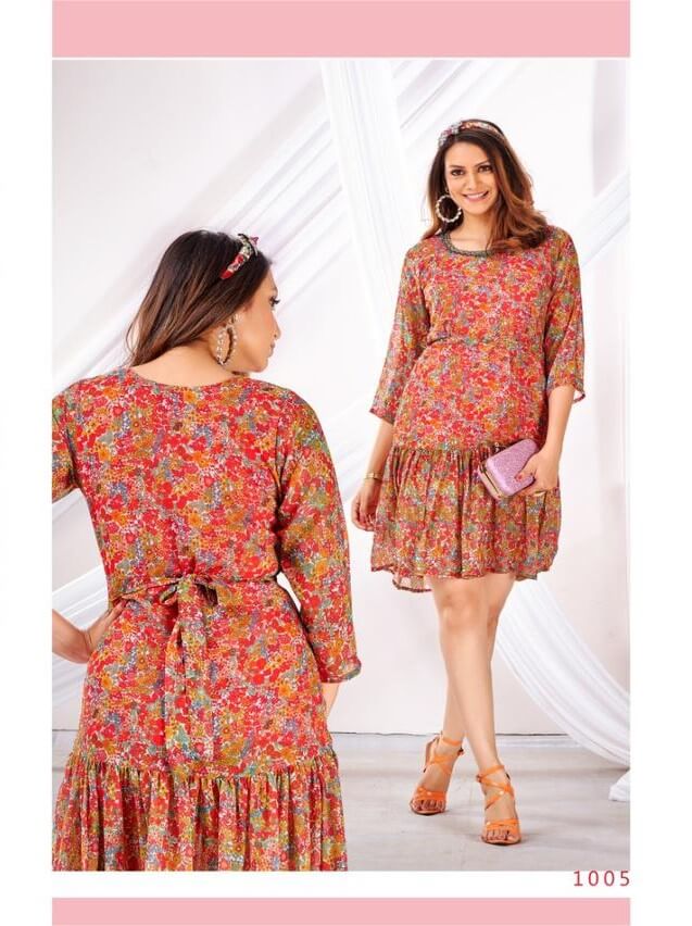 Poonam Designer Wild Flower Western Dress Catalog in Wholesale Price, Buy Poonam Designer Wild Flower Western Dress Full Catalog in Wholesale Price Online From Aarvee Creation