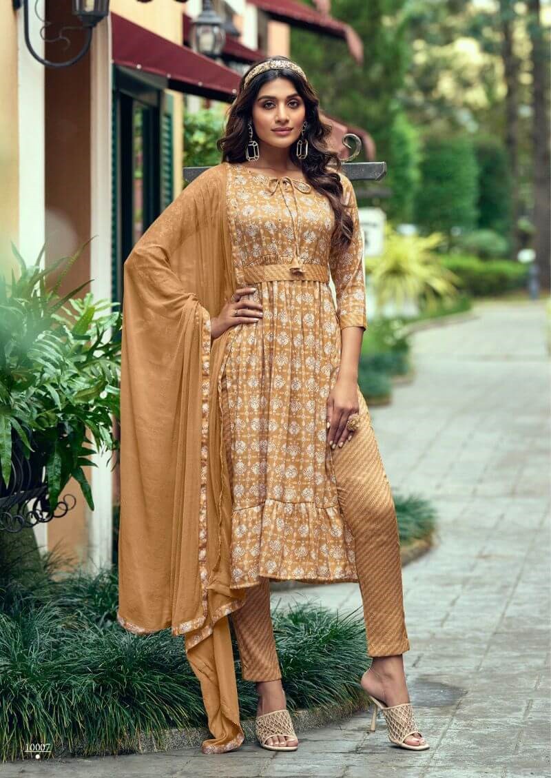 Poonam Rivaaz Naira Cut Kurti with Pant and Dupatta Catalog, Buy Poonam Rivaaz Naira Cut Kurti with Pant and Dupatta Full Catalog in Wholesale Price Online From Aarvee Creation