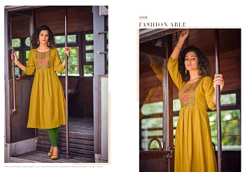 Poonam Sahiya Gown Style Wholesale Kurtis Catalog, Four Colours Readymade Kurtis Catalog Sahiya By Kurti Manufacturer Poonam 