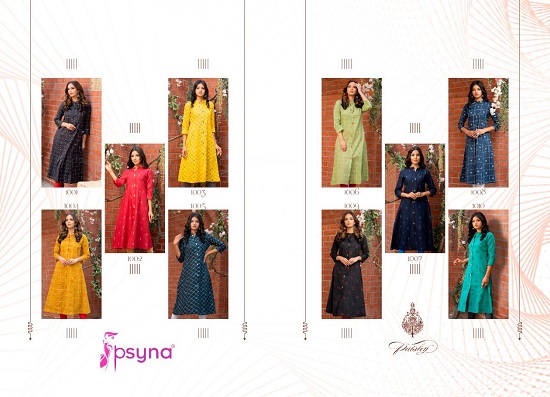 Psyna Paisley wholesale kurtis catalog. Psyna Paisley latest summer A line kurtis collection in wholesale market for business at low and cheap price online