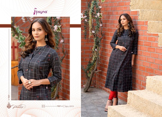 Psyna Paisley wholesale kurtis catalog. Psyna Paisley latest summer A line kurtis collection in wholesale market for business at low and cheap price online