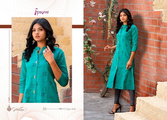 Psyna Paisley wholesale kurtis catalog. Psyna Paisley latest summer A line kurtis collection in wholesale market for business at low and cheap price online