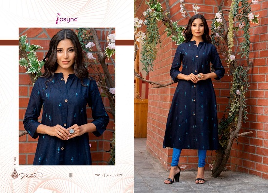 Psyna Paisley wholesale kurtis catalog. Psyna Paisley latest summer A line kurtis collection in wholesale market for business at low and cheap price online