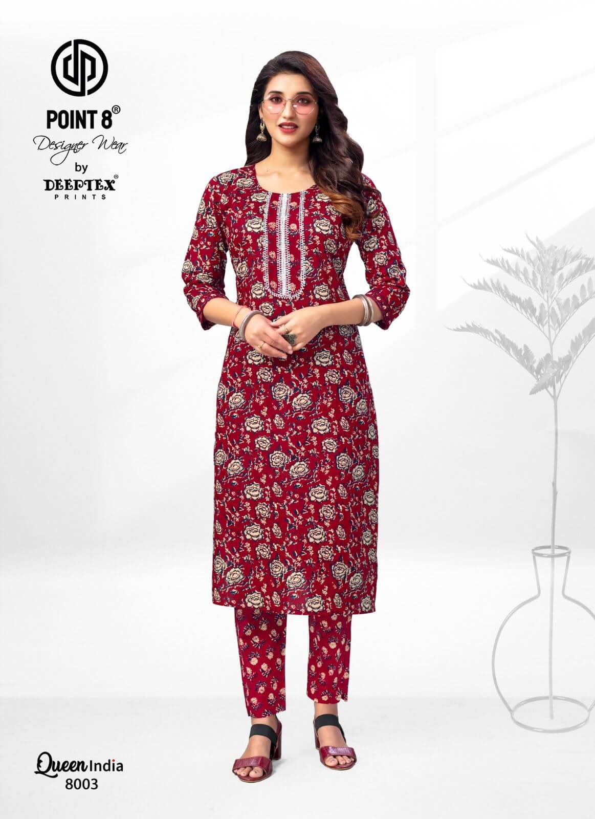 Deeptex Queen India vol 8 Top With Bottom Catalog in Wholesale Price, Buy Deeptex Queen India vol 8 Top With Bottom Catalog in Wholesale Price Online from Aarvee Creation