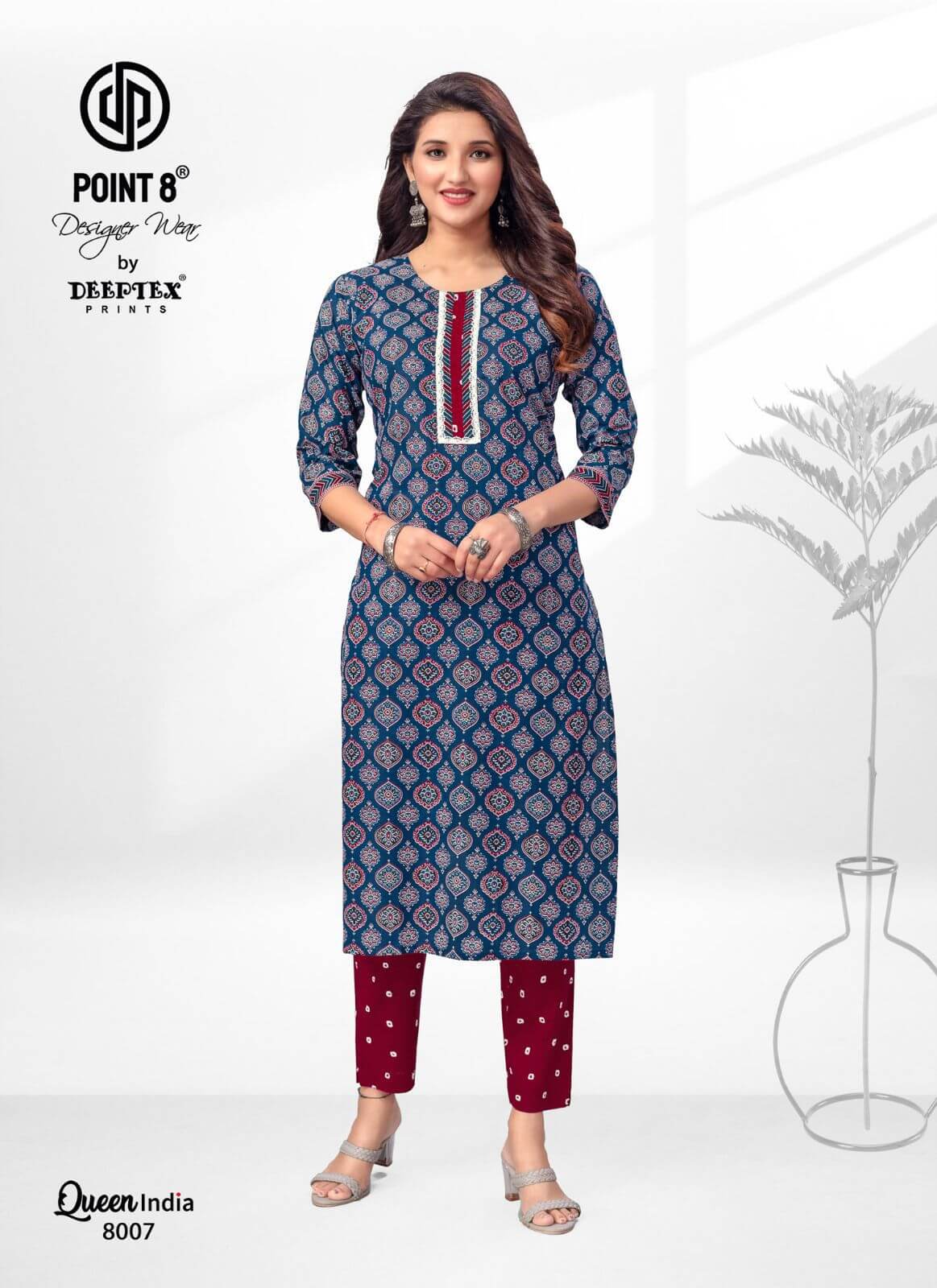 Deeptex Queen India vol 8 Top With Bottom Catalog in Wholesale Price, Buy Deeptex Queen India vol 8 Top With Bottom Catalog in Wholesale Price Online from Aarvee Creation