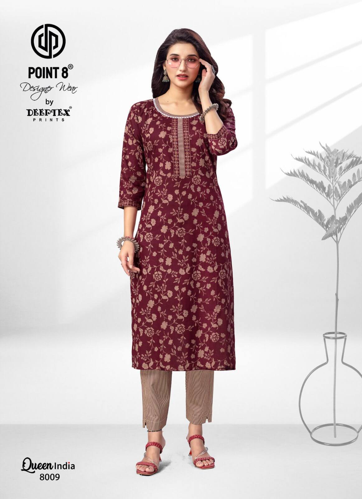 Deeptex Queen India vol 8 Top With Bottom Catalog in Wholesale Price, Buy Deeptex Queen India vol 8 Top With Bottom Catalog in Wholesale Price Online from Aarvee Creation