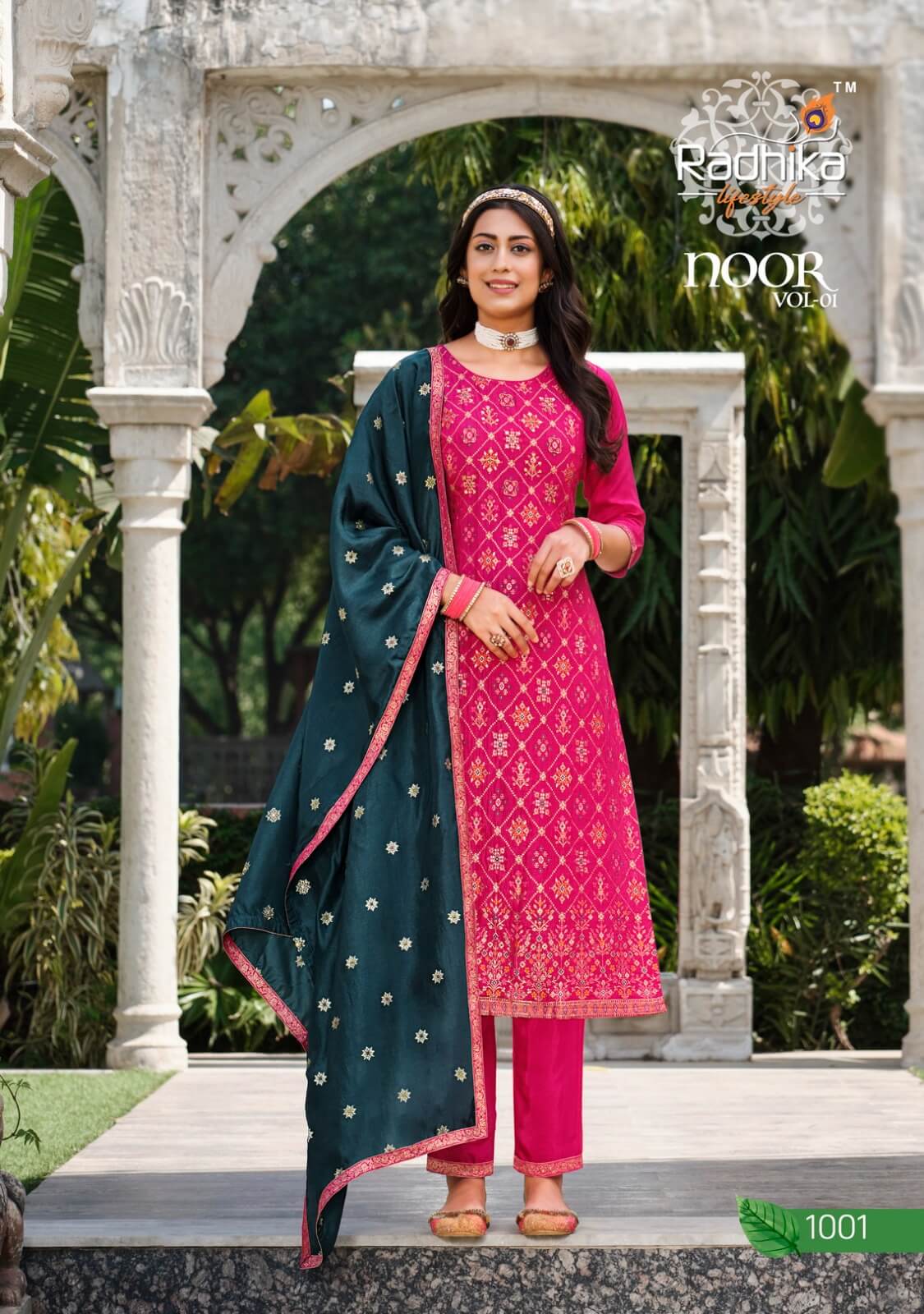 Radhika Life Style Noor vol 1 Kurti Pant Dupatta Set Catalog in Wholesale Price, Buy Radhika Life Style Noor vol 1 Kurti Pant Dupatta Set Full Catalog in Wholesale Price Online From Aarvee Creation