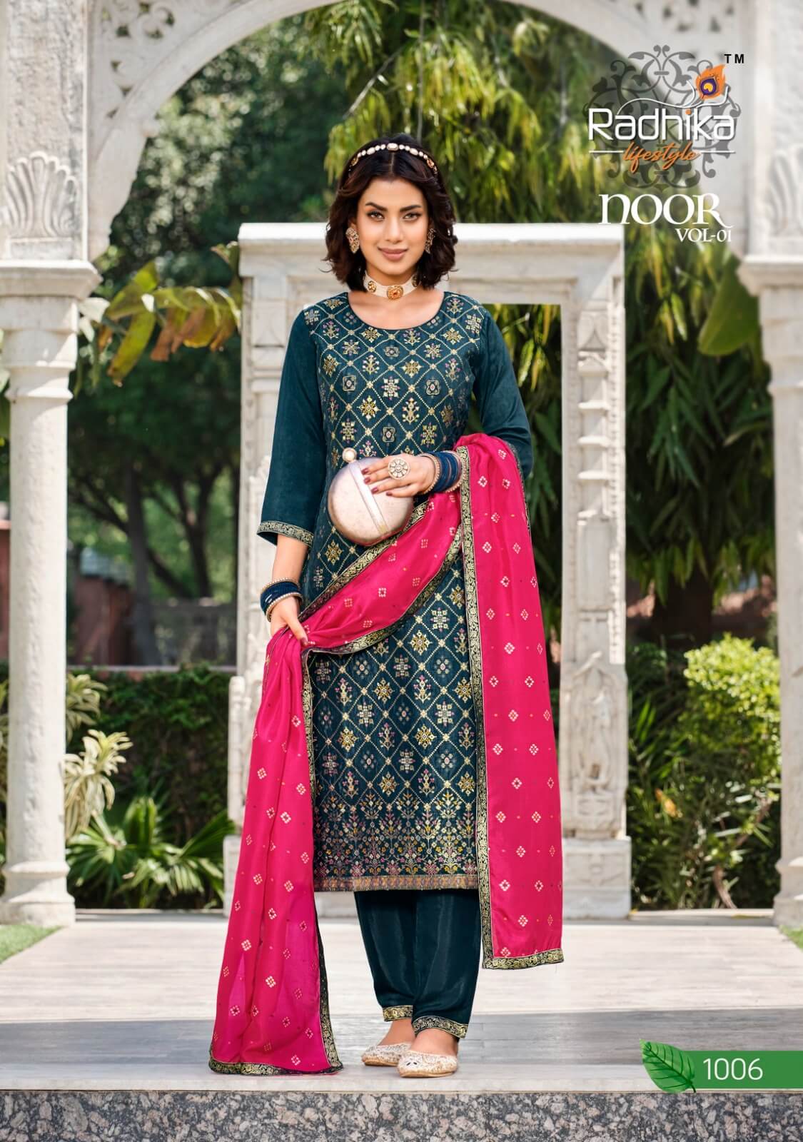 Radhika Life Style Noor vol 1 Kurti Pant Dupatta Set Catalog in Wholesale Price, Buy Radhika Life Style Noor vol 1 Kurti Pant Dupatta Set Full Catalog in Wholesale Price Online From Aarvee Creation