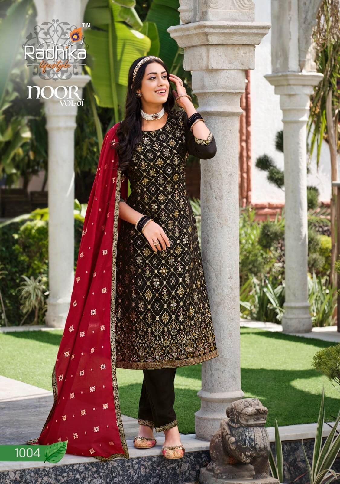 Radhika Life Style Noor vol 1 Kurti Pant Dupatta Set Catalog in Wholesale Price, Buy Radhika Life Style Noor vol 1 Kurti Pant Dupatta Set Full Catalog in Wholesale Price Online From Aarvee Creation