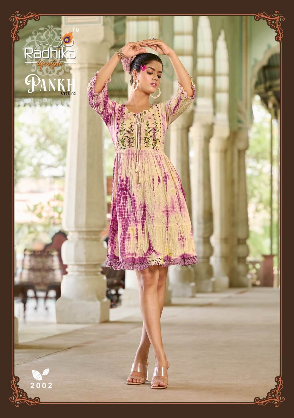 radhika lifestyle pankh vol 2 western one piece dress catalog in