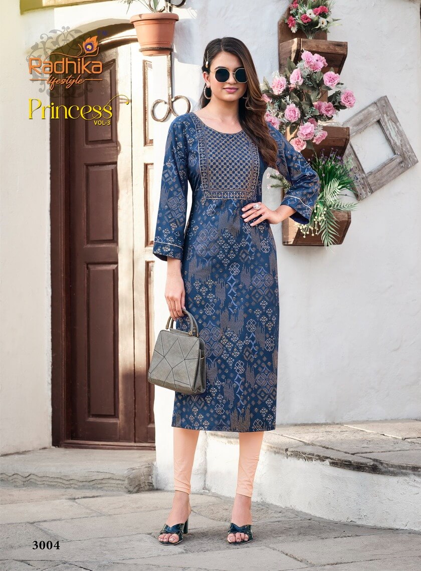 Radhika Lifestyle Princess vol 3 Rayon Printed Kurtis Catalog, Buy Radhika Lifestyle Princess vol 3 Rayon Printed Kurtis Full Catalog in Wholesale Price Online From Aarvee Creation