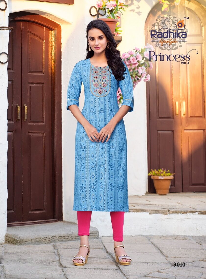 Radhika Lifestyle Princess vol 3 Rayon Printed Kurtis Catalog, Buy Radhika Lifestyle Princess vol 3 Rayon Printed Kurtis Full Catalog in Wholesale Price Online From Aarvee Creation