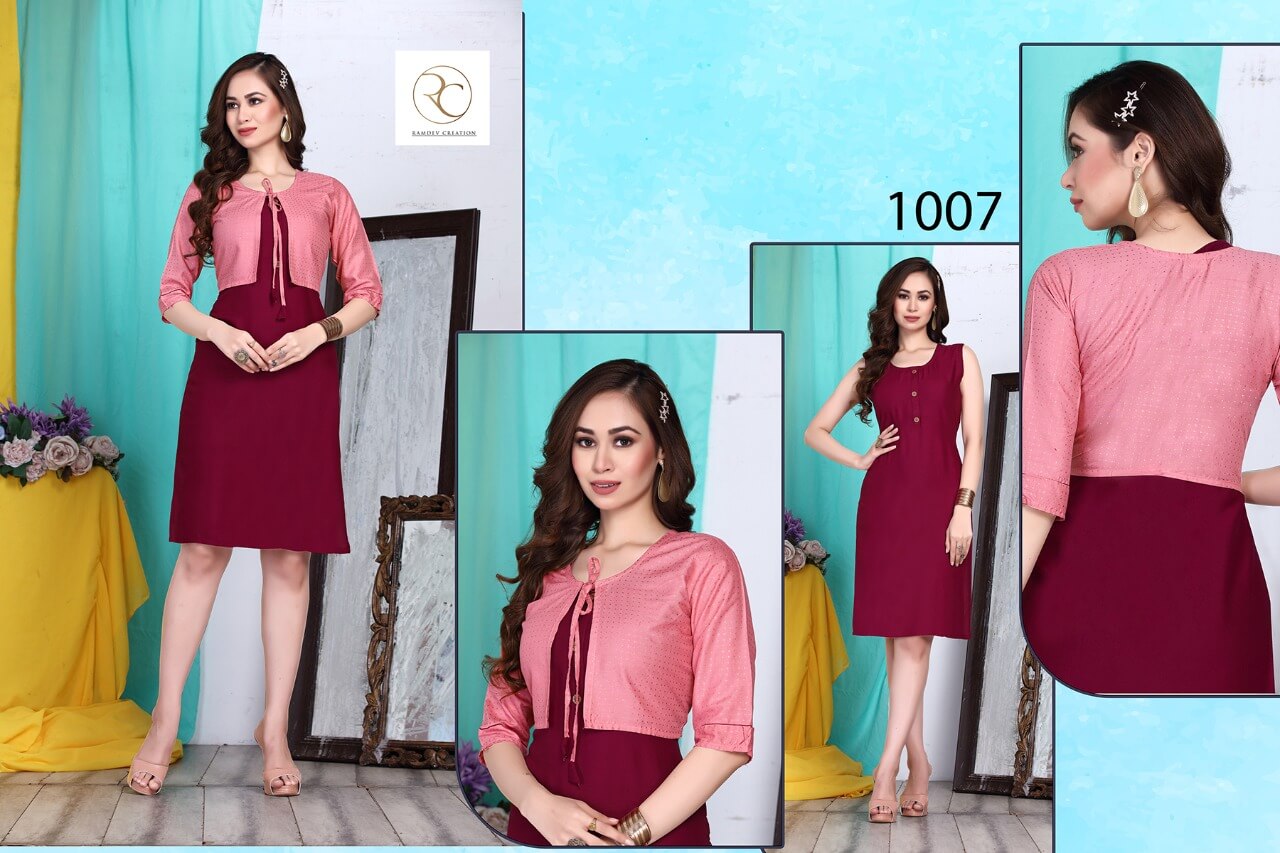 Ramdev Tip Top Kurti with Koti Catalog in Wholesale, Buy Ramdev Tip Top Kurti with Koti Full Catalog in Wholesale Price Online