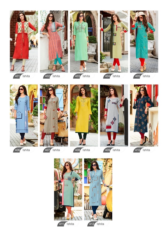 Rang Jyot Ishita vol 4 wholesale kurtis catalog