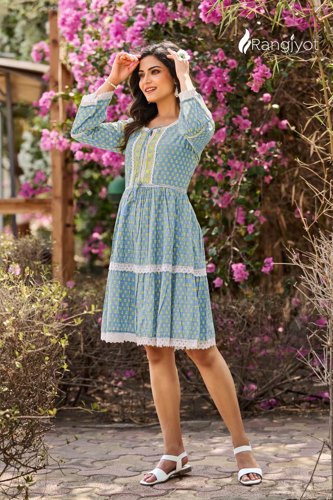 Rangjyot Asmita Pure Cotton Long Tunic Dress Catalog in Wholesale, Buy Rangjyot Asmita Pure Cotton Long Tunic Dress Full Catalog in Wholesale Price Online From Aarvee Creation