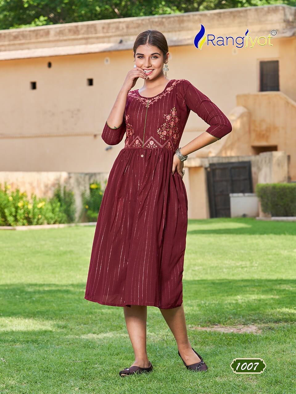 Rangjyot Gracia vol 2 Cotton Lurex Kurtis Catalog in Wholesale Price, Buy Rangjyot Gracia vol 2 Cotton Lurex Kurtis Full Catalog in Wholesale Price Online From Aarvee Creation