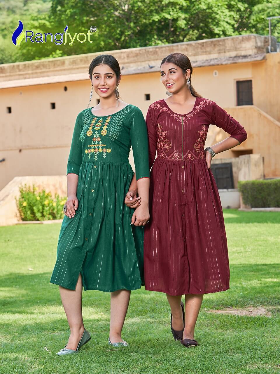 Rangjyot Gracia vol 2 Cotton Lurex Kurtis Catalog in Wholesale Price, Buy Rangjyot Gracia vol 2 Cotton Lurex Kurtis Full Catalog in Wholesale Price Online From Aarvee Creation