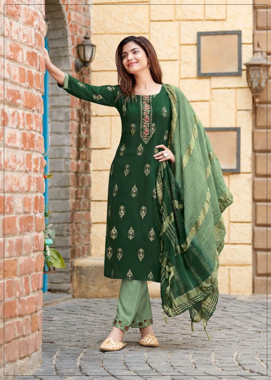 Rangjyot Rangmaya vol 3 Top Bottom and Dupatta Set Wholesale Catalog, Buy Rangjyot Rangmaya vol 3 Full Catalog of Ladies top Bottom Dupatta Set in Wholesale Rate