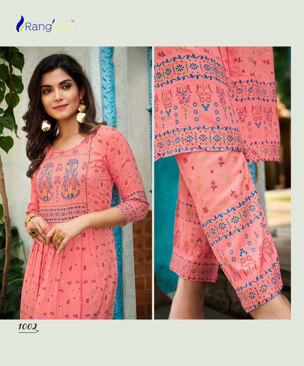 Rangjyot Saarvi vol 1 Kurti Pant Set Catalog in Wholesale, Buy Rangjyot Saarvi vol 1 Kurti Pant Set Full Catalog in Wholesale Price Online From Vadodara, Gujarat