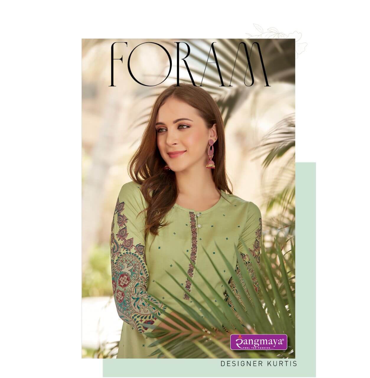 Rangmaya Foram Rayon Printed Kurtis Catalog, Buy Rangmaya Foram Rayon Printed Kurtis Full Catalog at Wholesale Rate Online