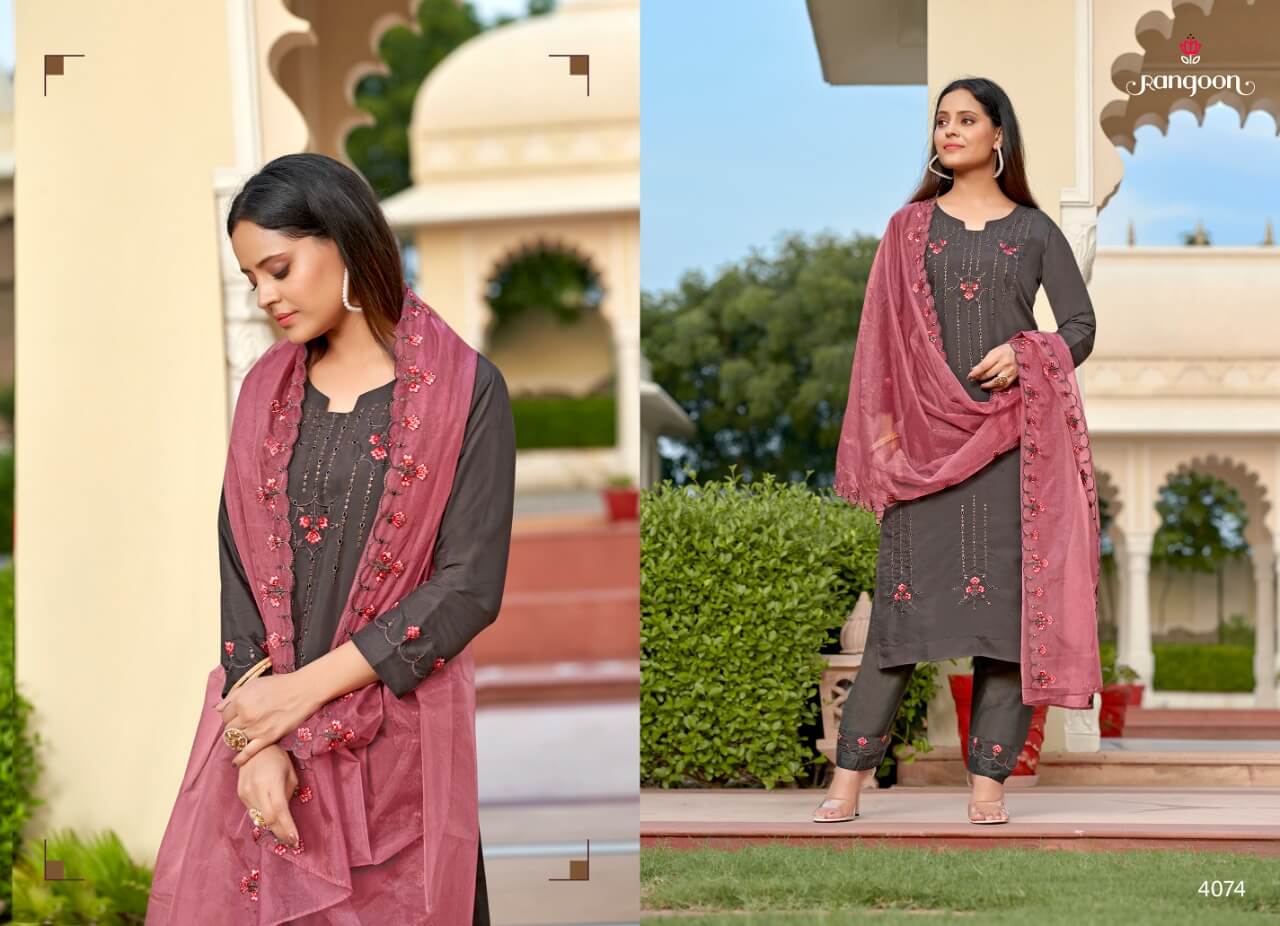 Rangoon Daisy Top Bottom Dupatta Set Catalog, Buy Rangoon Daisy Top Bottom Dupatta Set Full Catalog at Wholesale Price Online